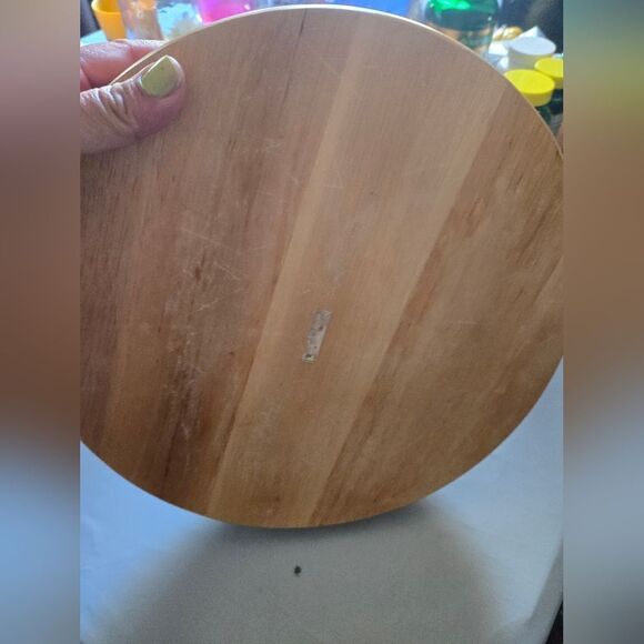 Large Wooden Chips And Dip Bowl - Picture 3 of 5